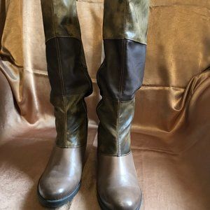 Remonte Patchwork Leather Boots Sz 42 (W 10.5-11)